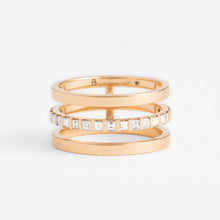 The Three-rows Ring